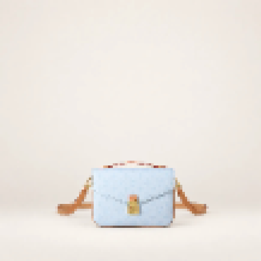 Monogram Satchel Bag – Women's Structured Crossbody Purse with Top Handle