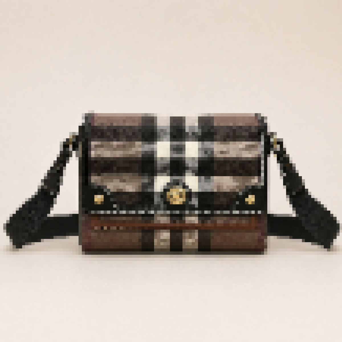 Compact Crossbody Shoulder Bag with Adjustable Strap for Daily Carry