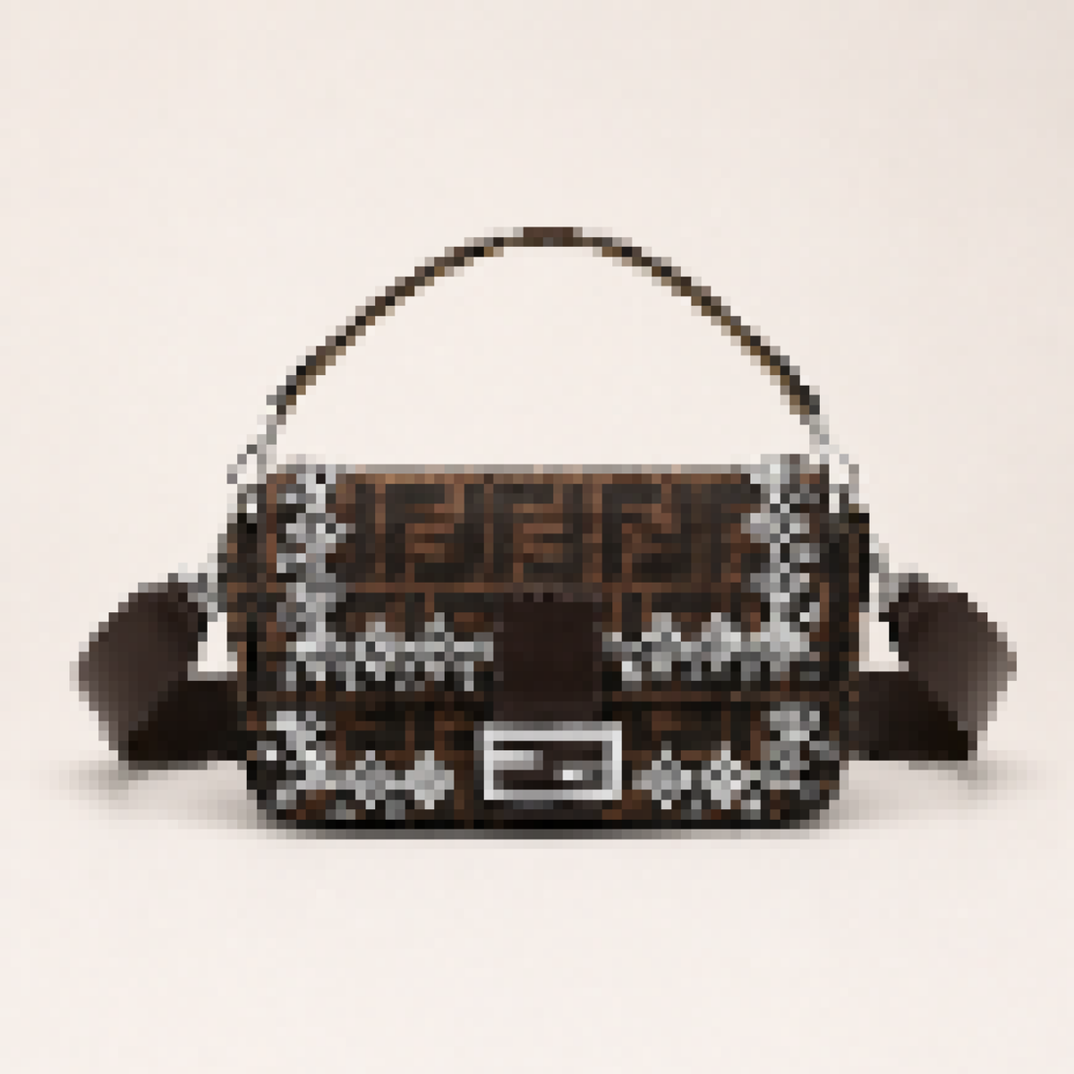 Structured Baguette Shoulder Bag with Adjustable Strap for Everyday Use