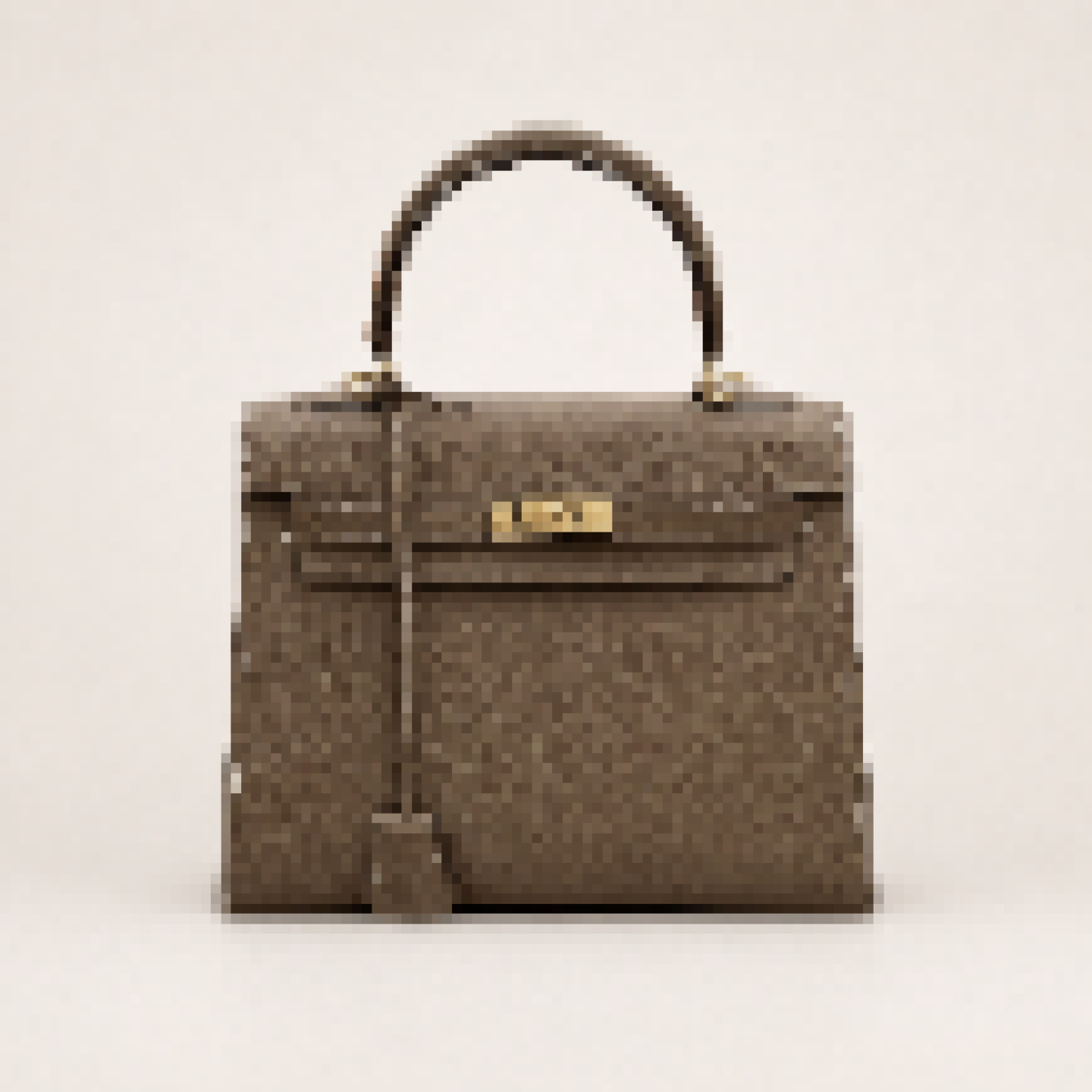 Structured Top Handle Handbag with Shoulder Strap for Daily Carry