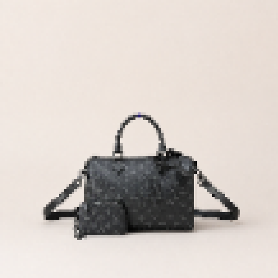 Monogram Eclipse Handbag – Unisex Top Handle Shoulder Bag with Spacious Interior
