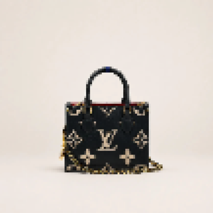 Mini Structured Tote Bag – Women's Small Shoulder Handbag with Chain Strap