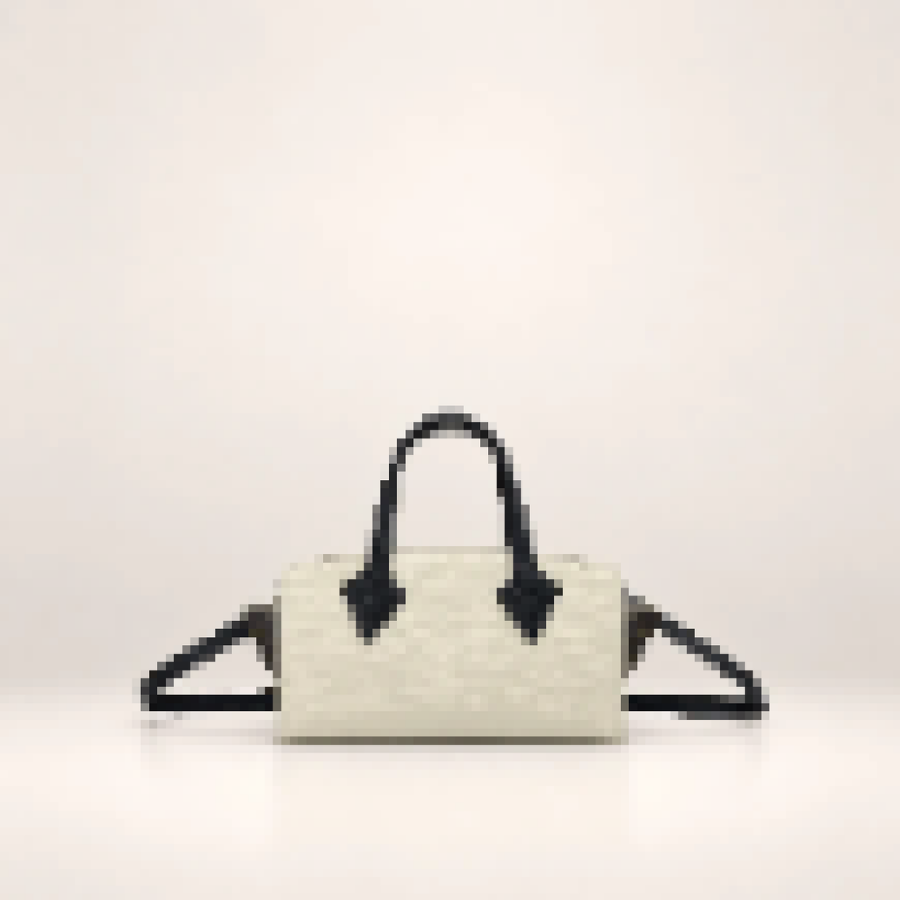 Structured East-West Handbag – Women's Top Handle Shoulder Bag with Minimalist Design