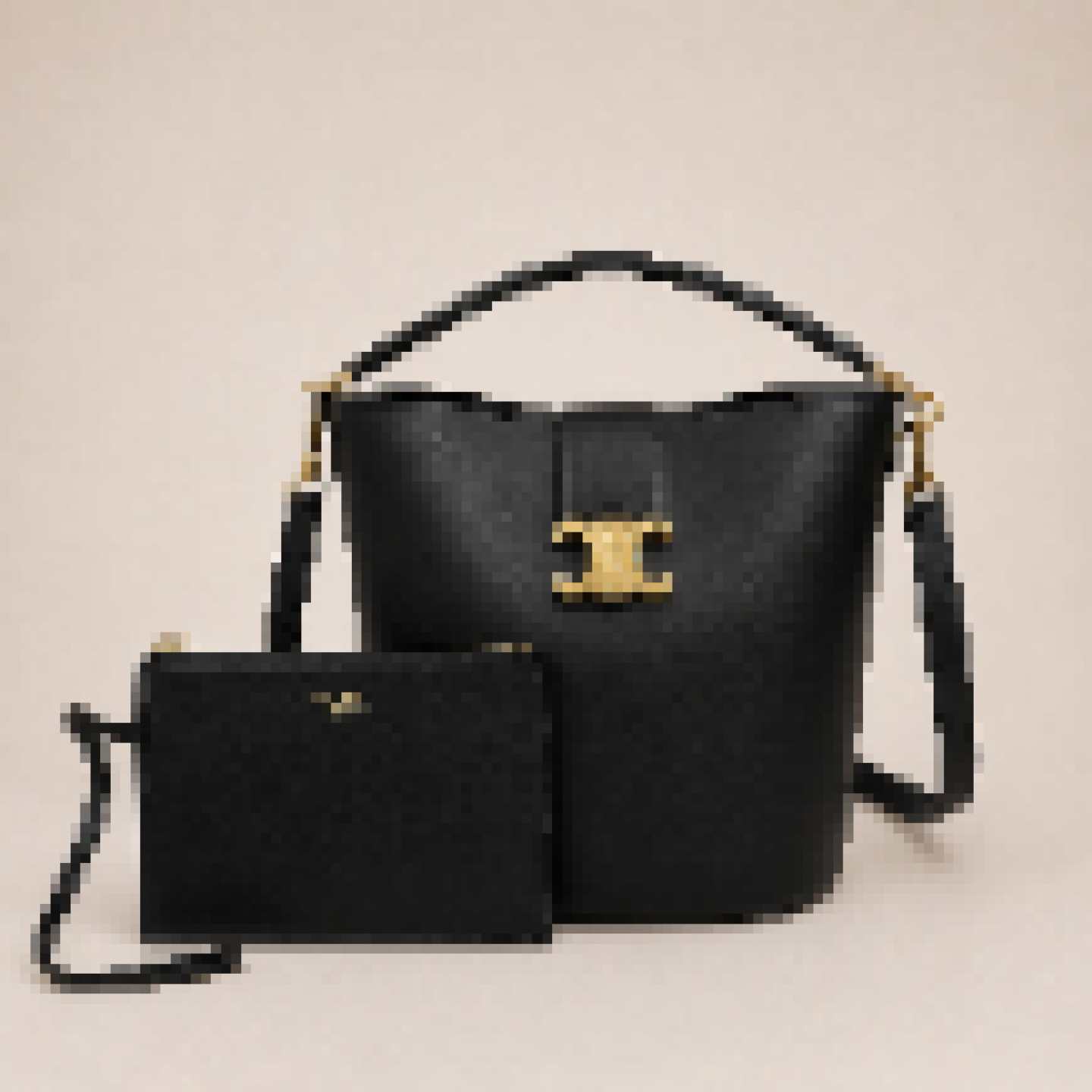 Medium Bucket Crossbody Bag with Top Handle and Pouch for Everyday Use
