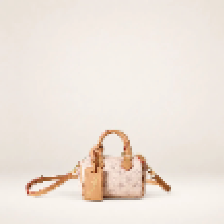 Mini Monogram Boston Bag – Women's Small Top Handle Handbag with Crossbody Strap