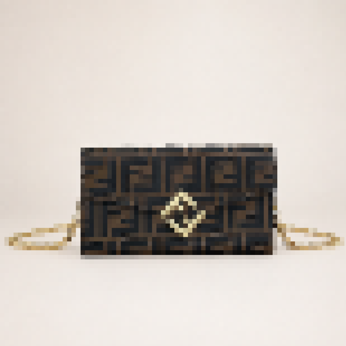 Chain Crossbody Continental Wallet with Multiple Compartments for Daily Carry