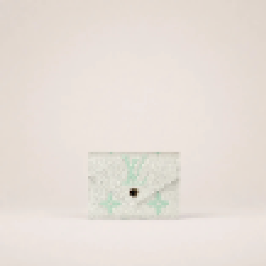 Pastel Mini Leather Wallet for Women – Compact Foldable Card Holder with Elegant Design