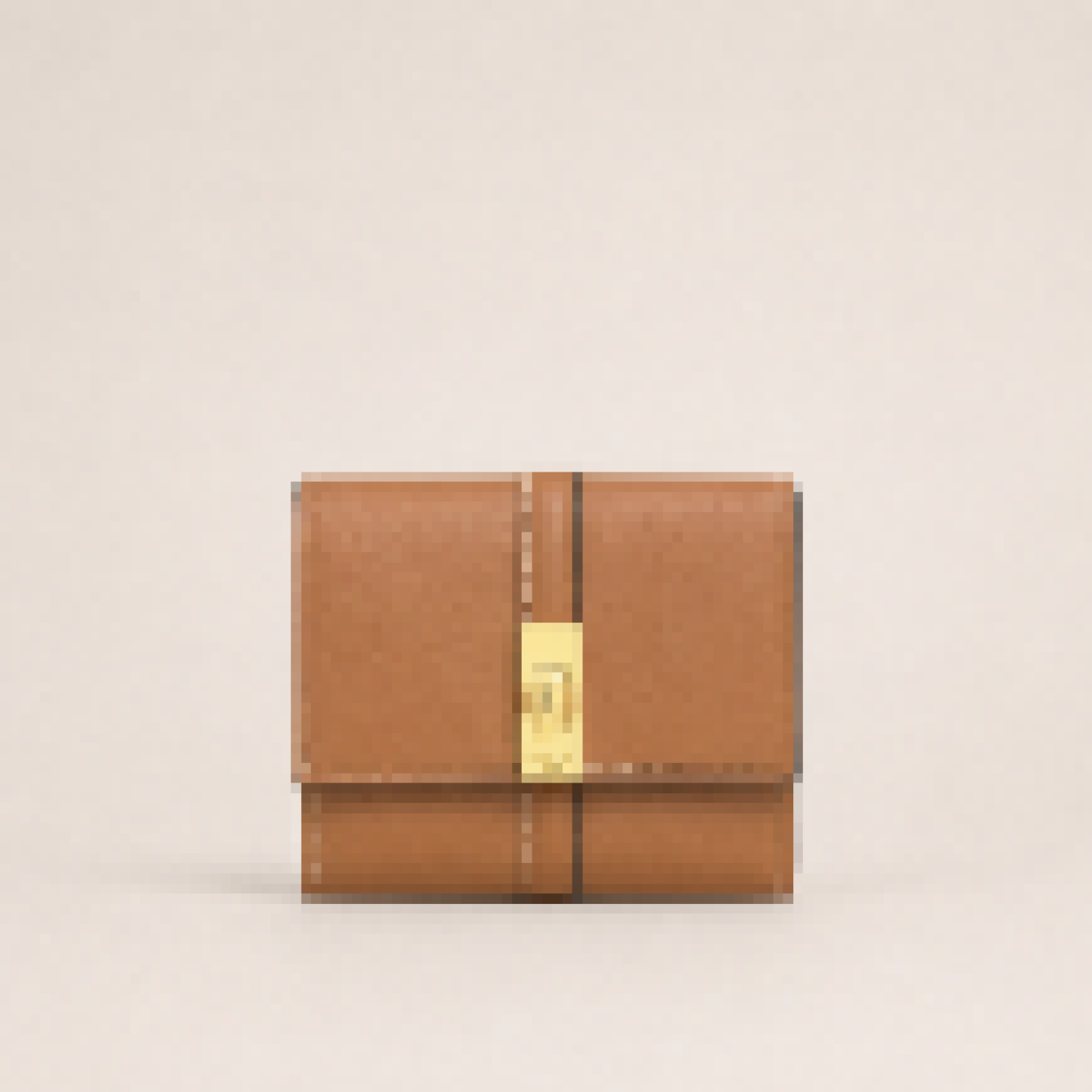 Small Trifold Wallet with Secure Lock Closure for Daily Carry