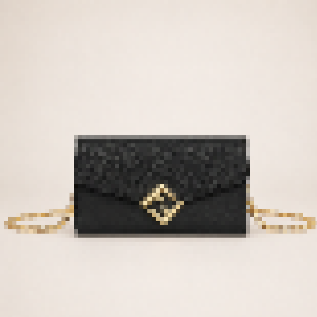 Chain Crossbody Continental Wallet with Multiple Compartments for Daily Carry