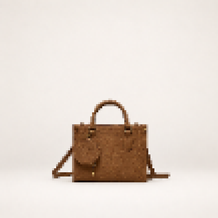 Embossed Monogram Satchel Bag – Women's East-West Crossbody Handbag with Removable Pouch