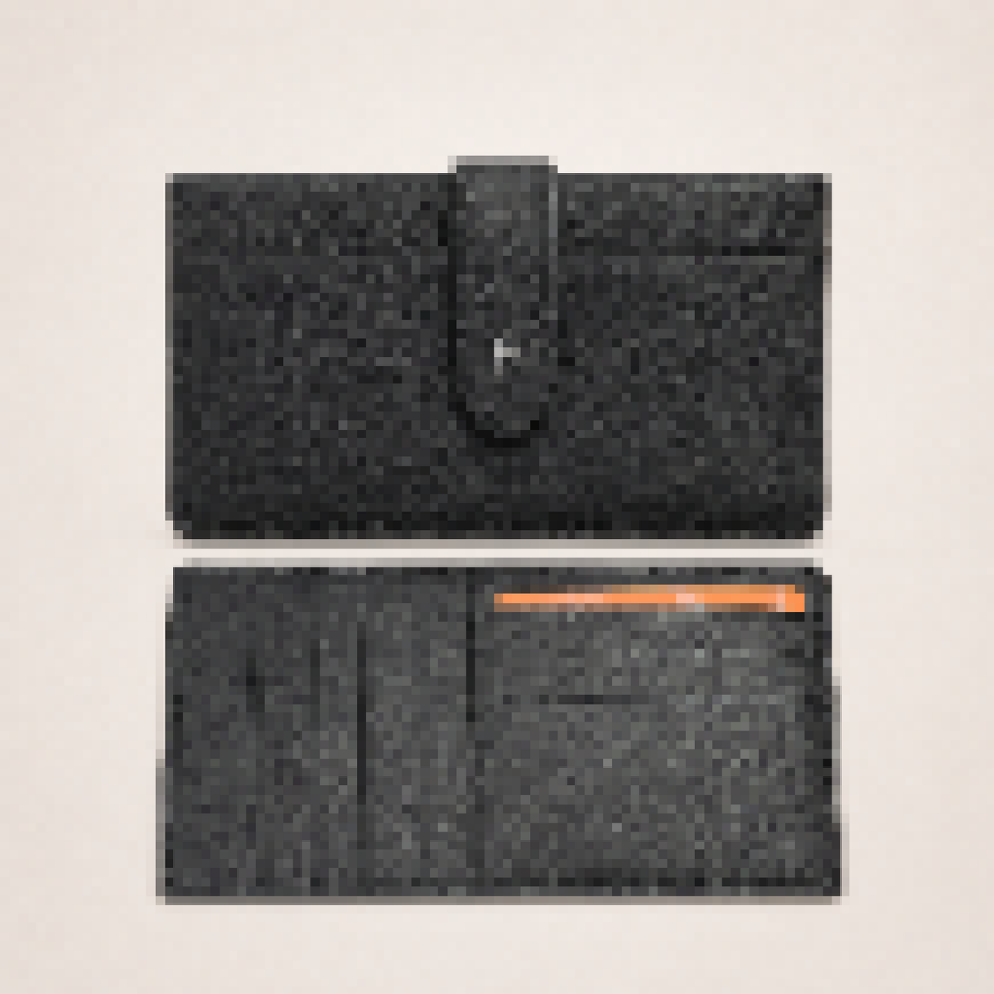 Elegant Long Flap Leather Wallet for Women – Slim Organizer Card Holder Clutch Wallet