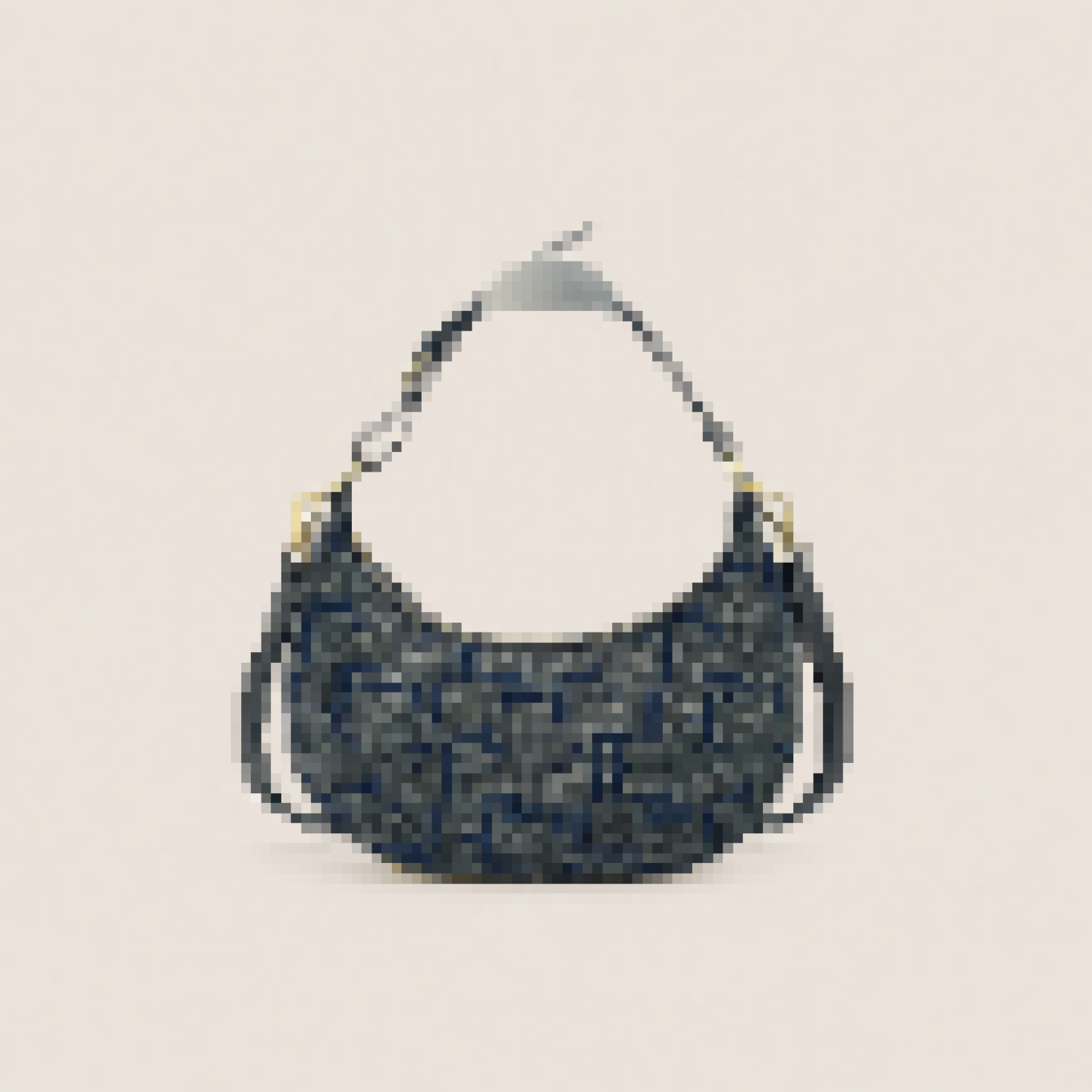Crescent Hobo Shoulder Bag Set with Mini Pouch for Everyday Use