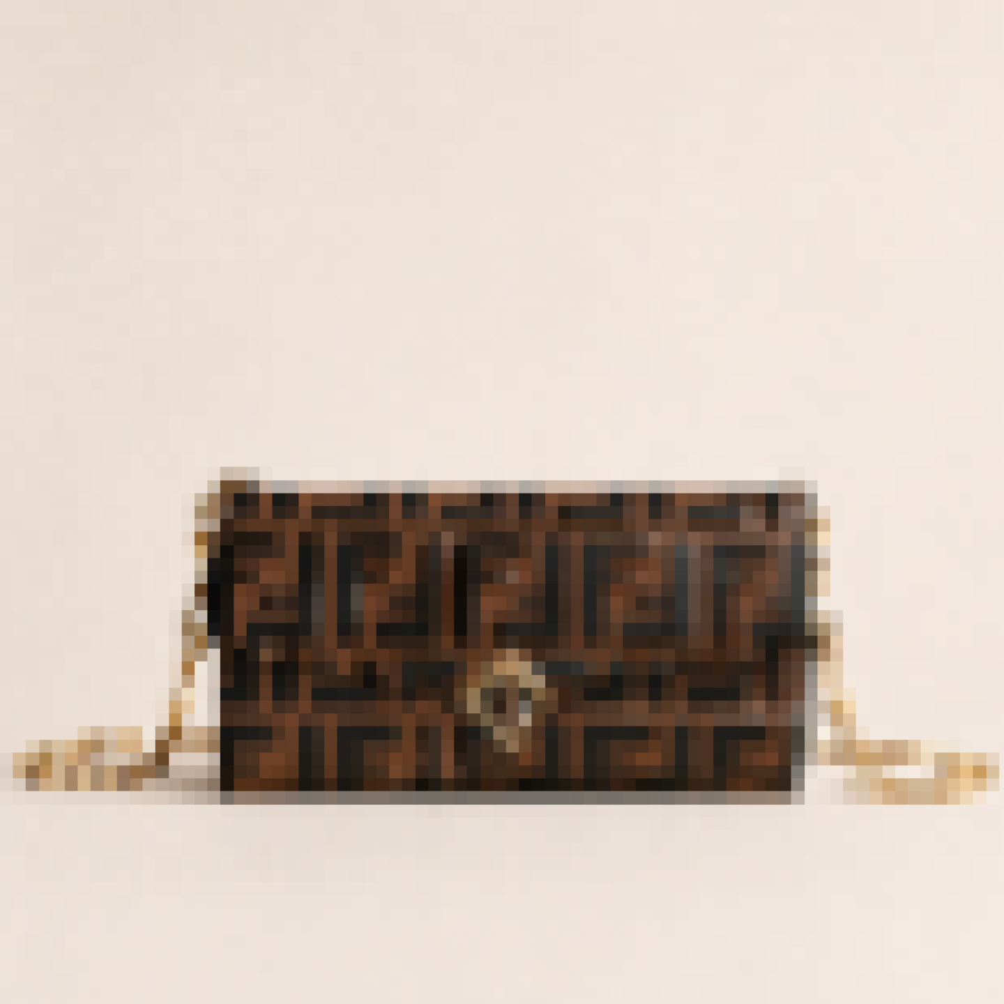 Chain Crossbody Continental Wallet with Multiple Compartments for Daily Carry