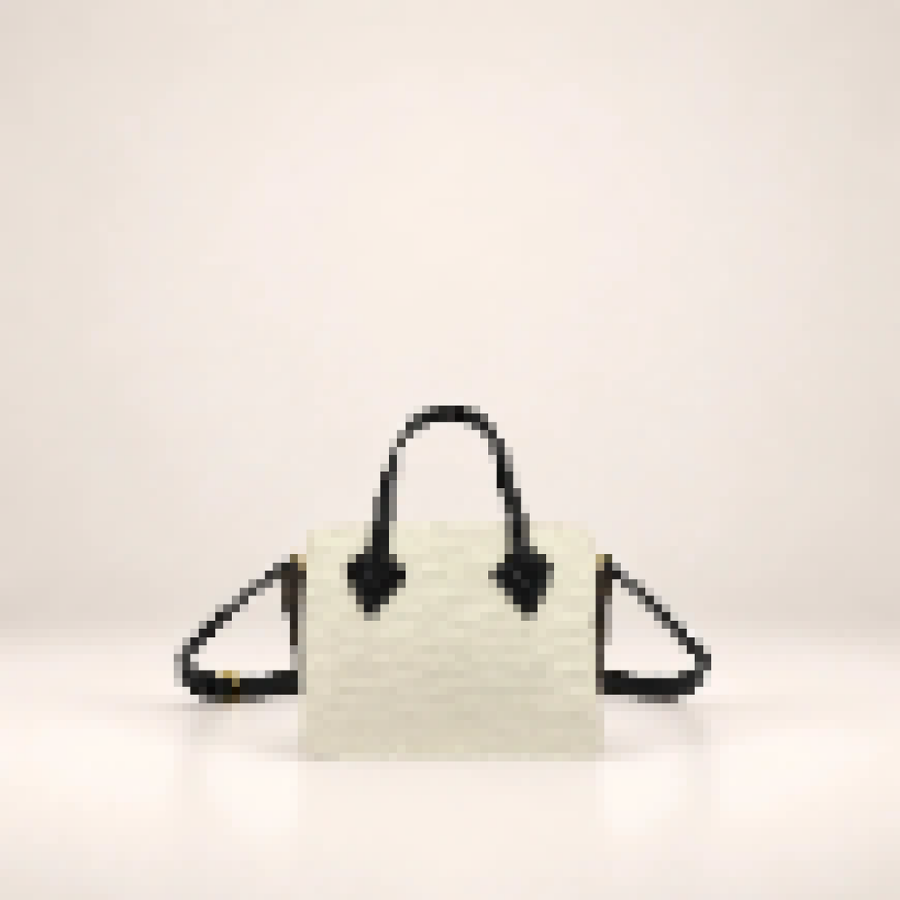 Structured Top Handle Handbag – Women's Shoulder Crossbody Bag with Minimalist Design