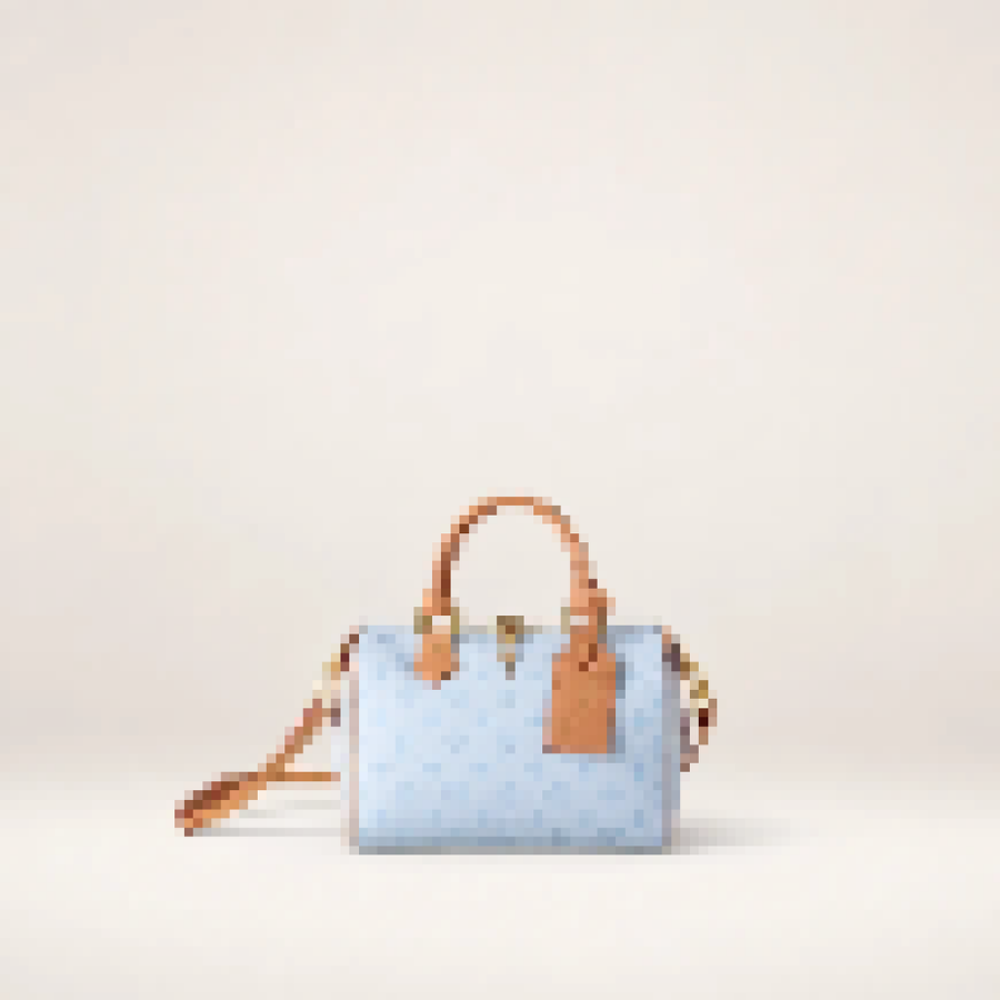 Monogram Boston Bag – Women's Top Handle Crossbody Handbag with Removable Strap