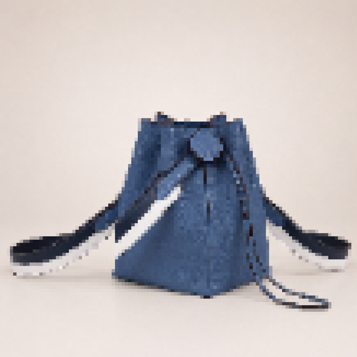 Crossbody Drawstring Bucket Bag with Adjustable Strap for Daily Carry
