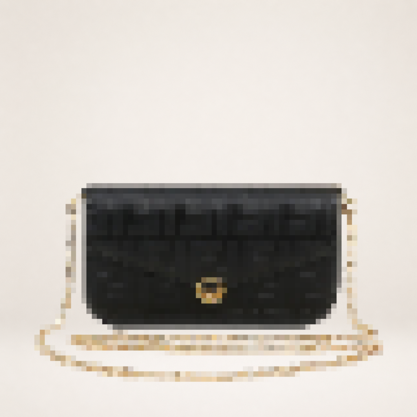 Compact Wallet Crossbody Clutch with Chain Strap and Card Holder Set