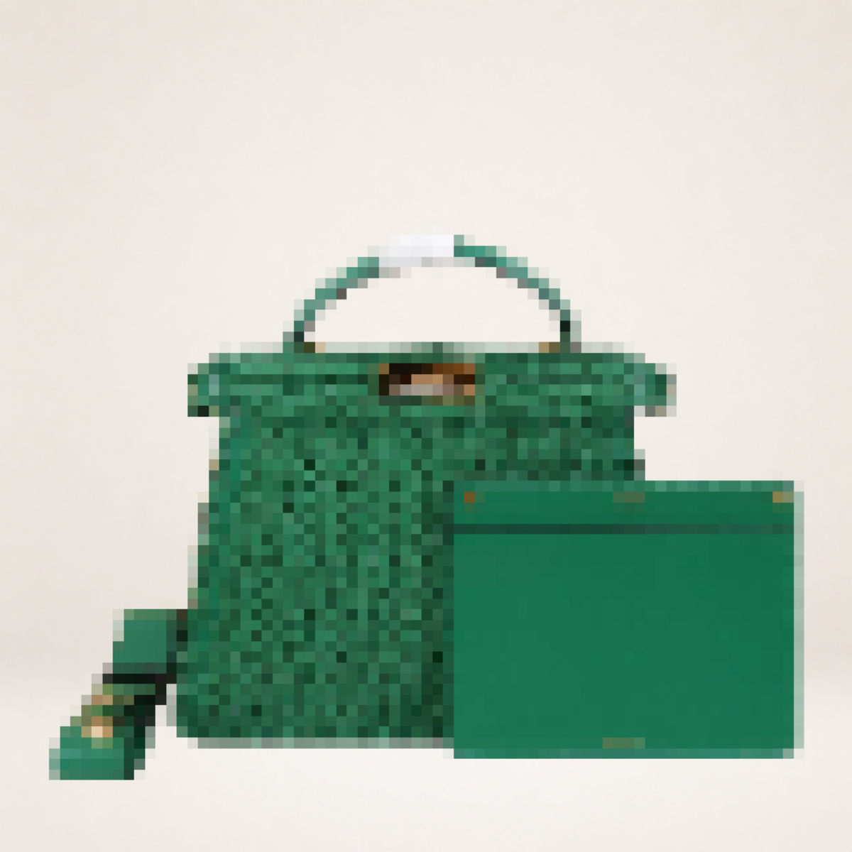 Structured Top Handle Bag with Detachable Strap for Everyday Use
