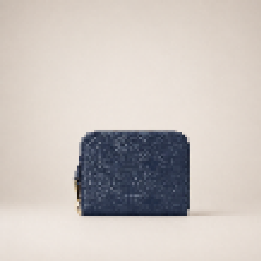 Compact Zip Around Wallet for Women – Mini Leather Wallet with Multiple Compartments for Cards, Cash and Everyday Essentials