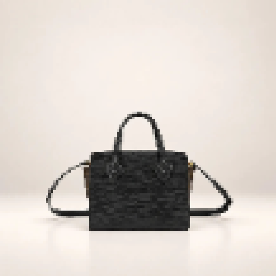 Structured Top Handle Handbag – Women's Shoulder Crossbody Bag with Minimalist Design