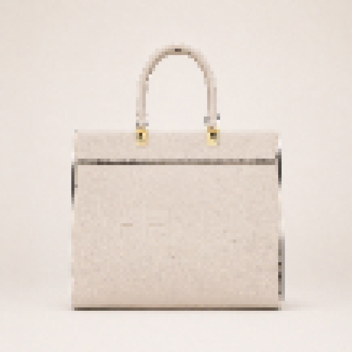 Structured Tote Bag with Top Handle and Adjustable Strap for Work and Everyday Use