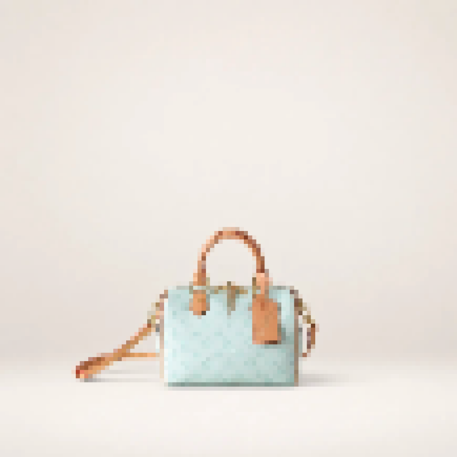 Monogram Boston Bag – Women's Top Handle Crossbody Handbag with Removable Strap
