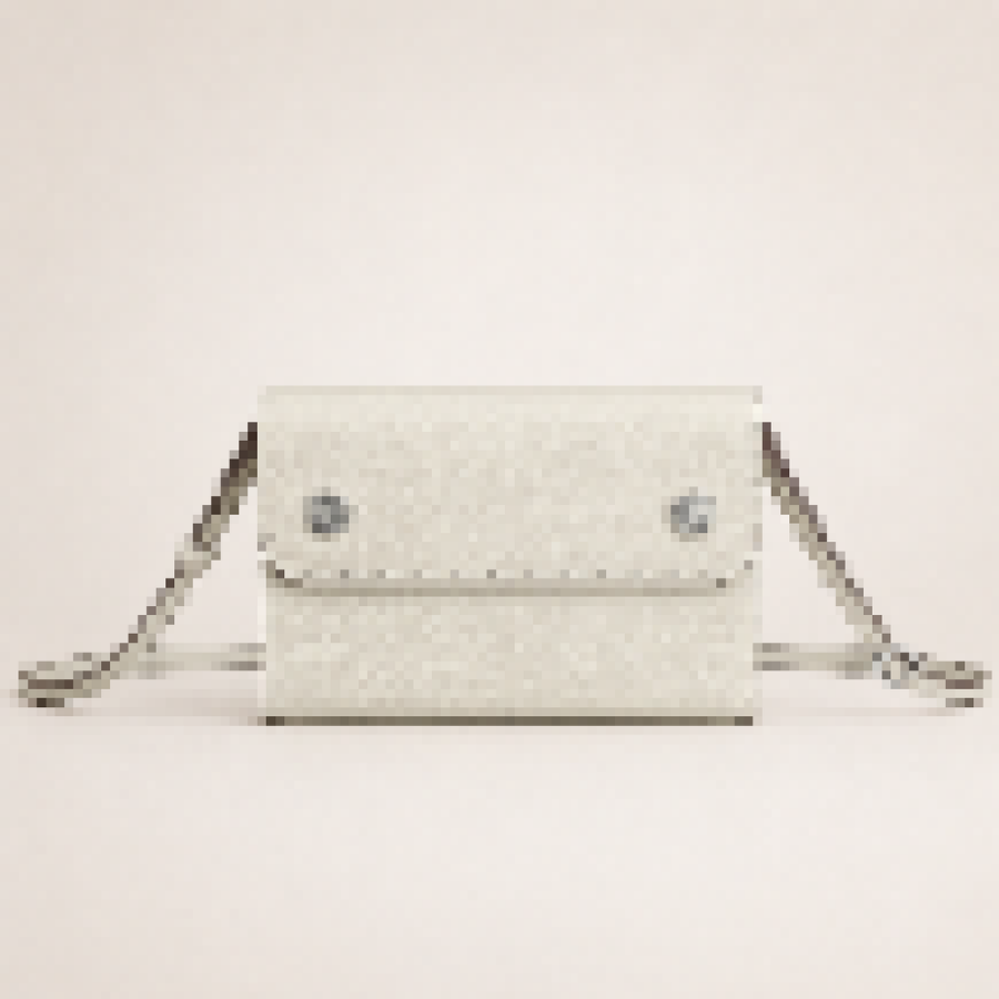 Luxury Leather Snap Closure Wallet Crossbody – Elegant Long Phone Wallet with Detachable Strap