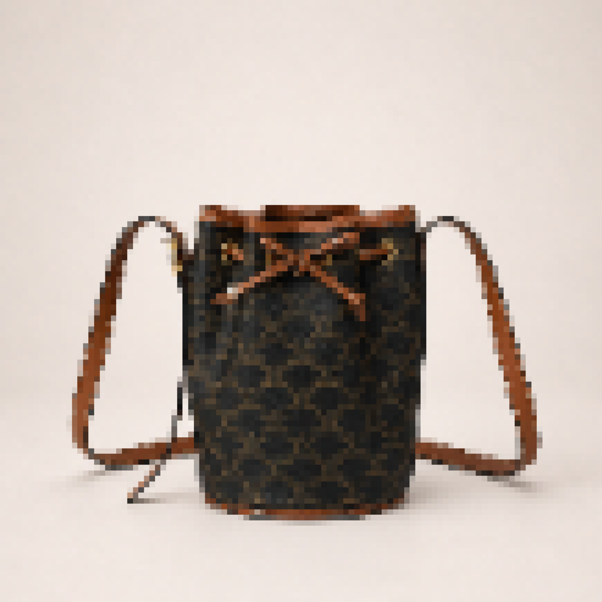Bucket Crossbody Bag with Drawstring Closure for Everyday and Travel Use