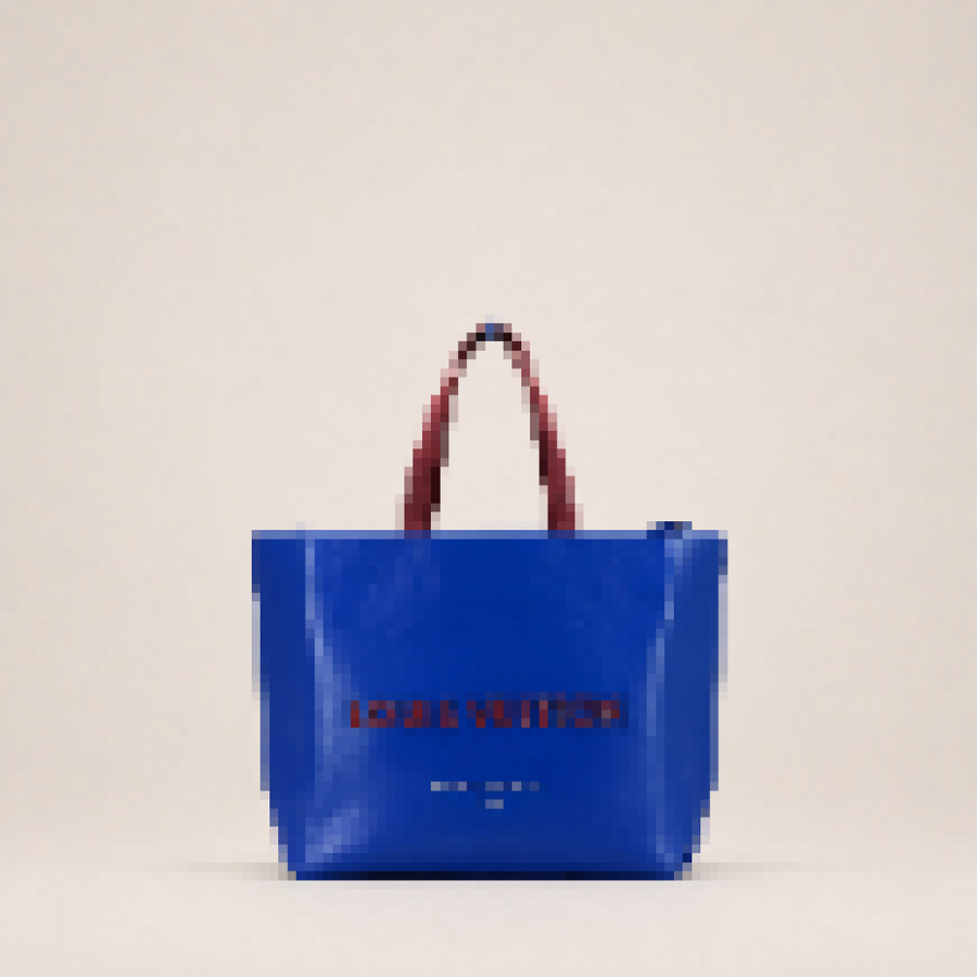 Embossed Shopper Tote Bag – Women's Large Shoulder Handbag with Spacious Interior