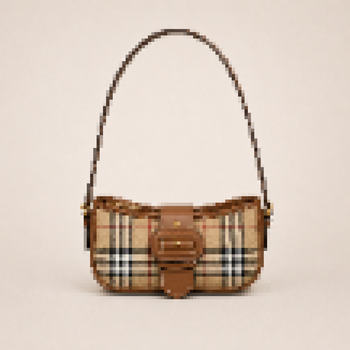 Compact Shoulder Baguette Bag with Adjustable Strap for Daily Carry