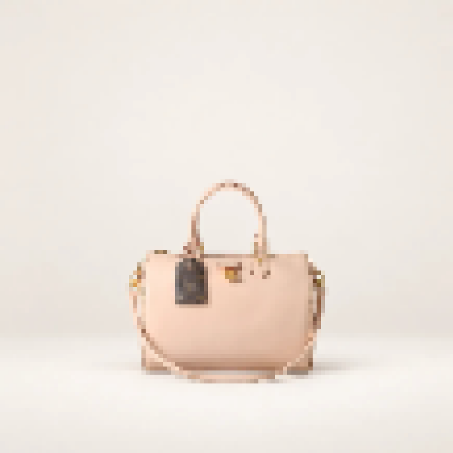 Soft Leather Boston Bag – Women's Medium Top Handle Handbag with Adjustable Strap