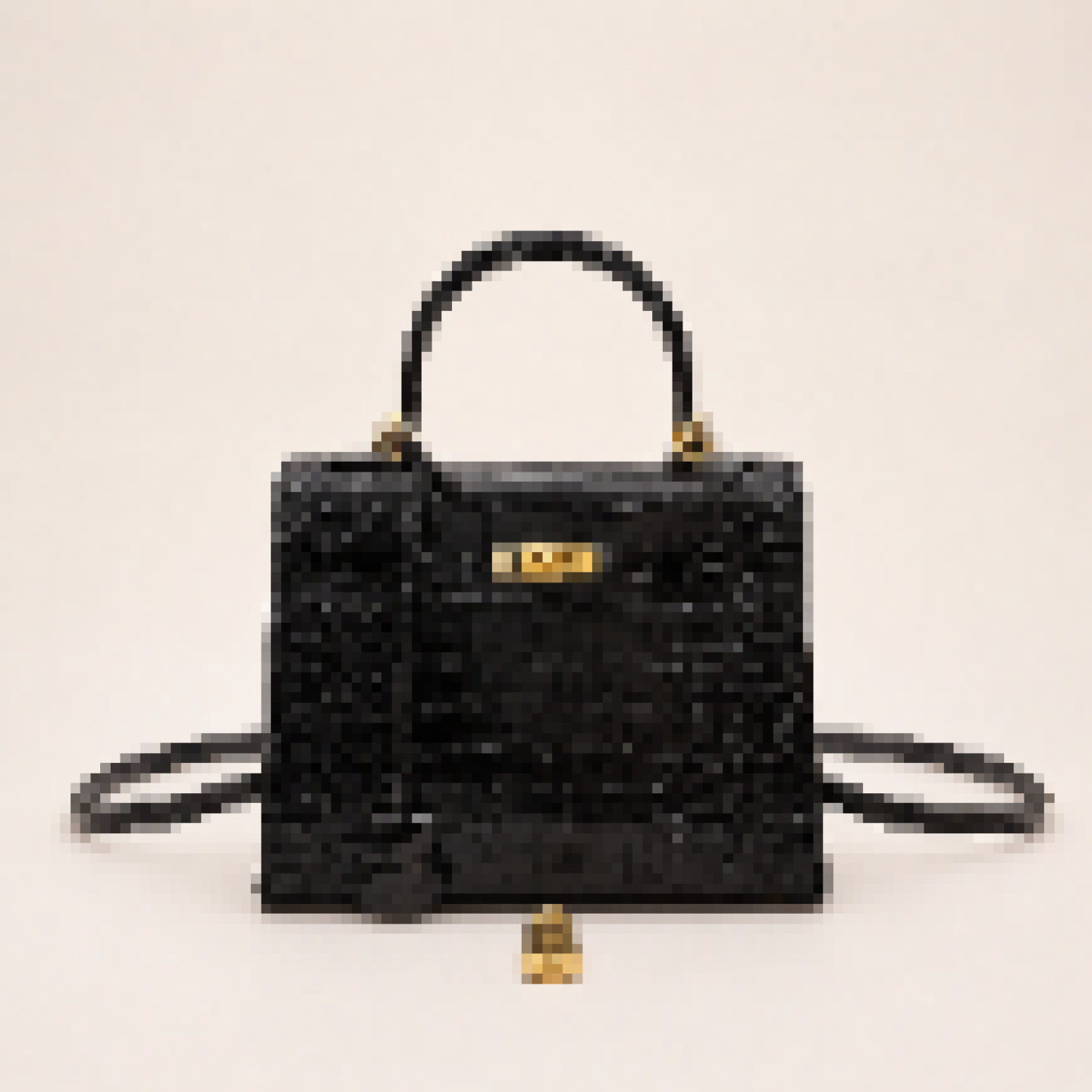 Structured Top Handle Satchel Crossbody Bag with Adjustable Strap for Daily Carry