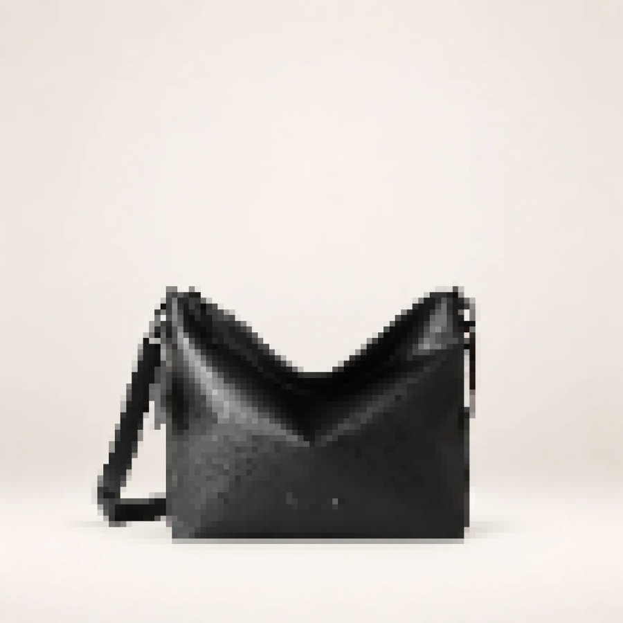 Soft Hobo Shoulder Bag – Unisex Large Handbag with Adjustable Strap