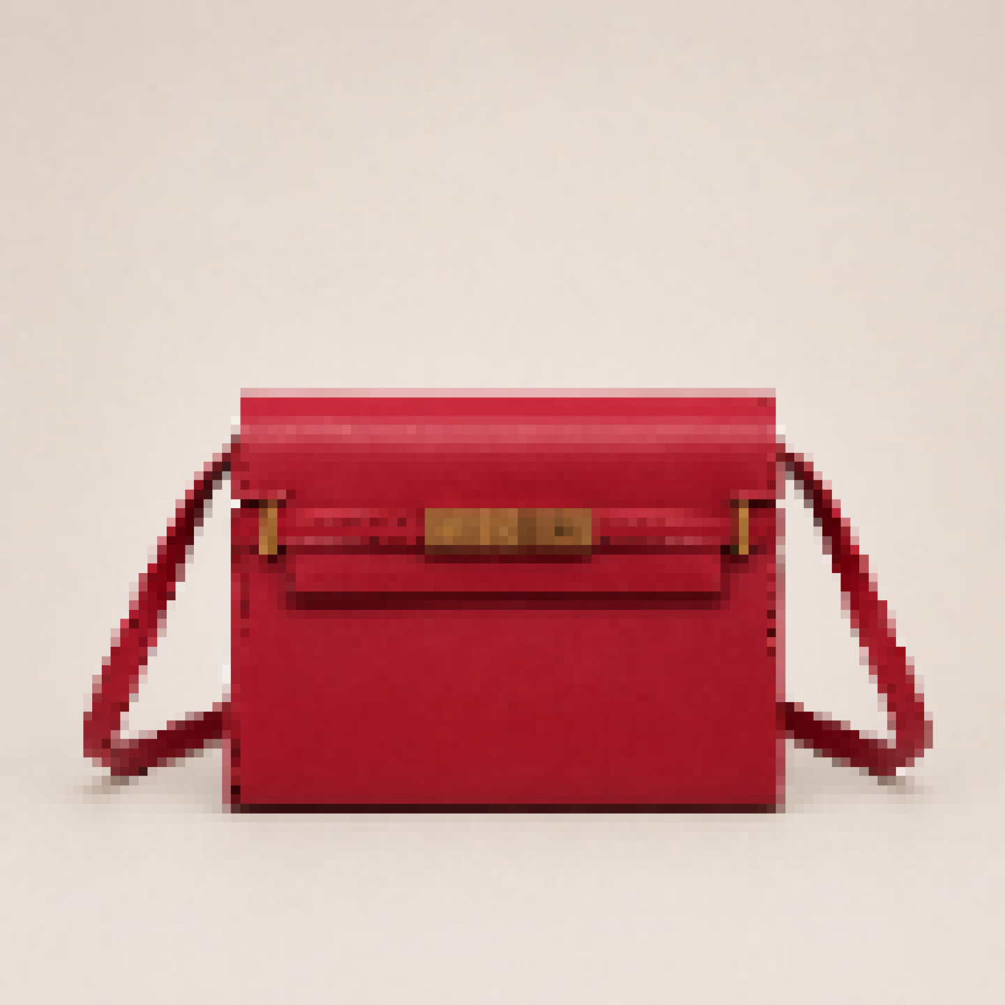Small Structured Shoulder Crossbody Bag with Adjustable Strap for Daily Carry