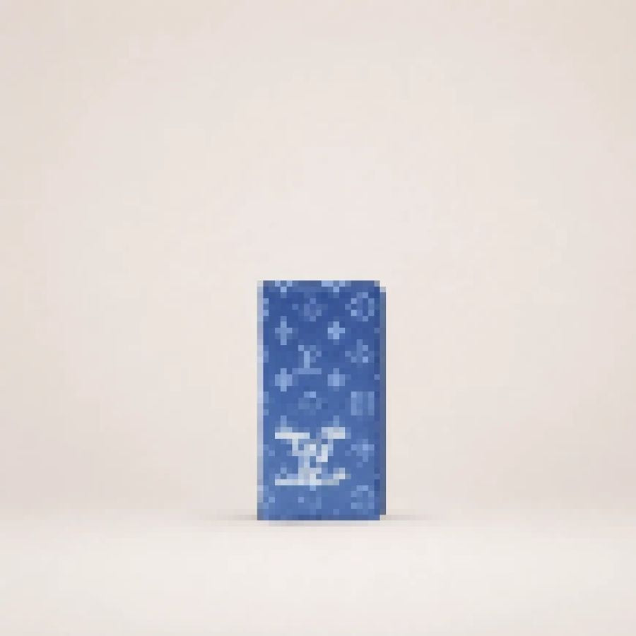 Blue Compact Wallet Set, Stylish Mini Card Holder Collection with Structured Design for Daily Carry